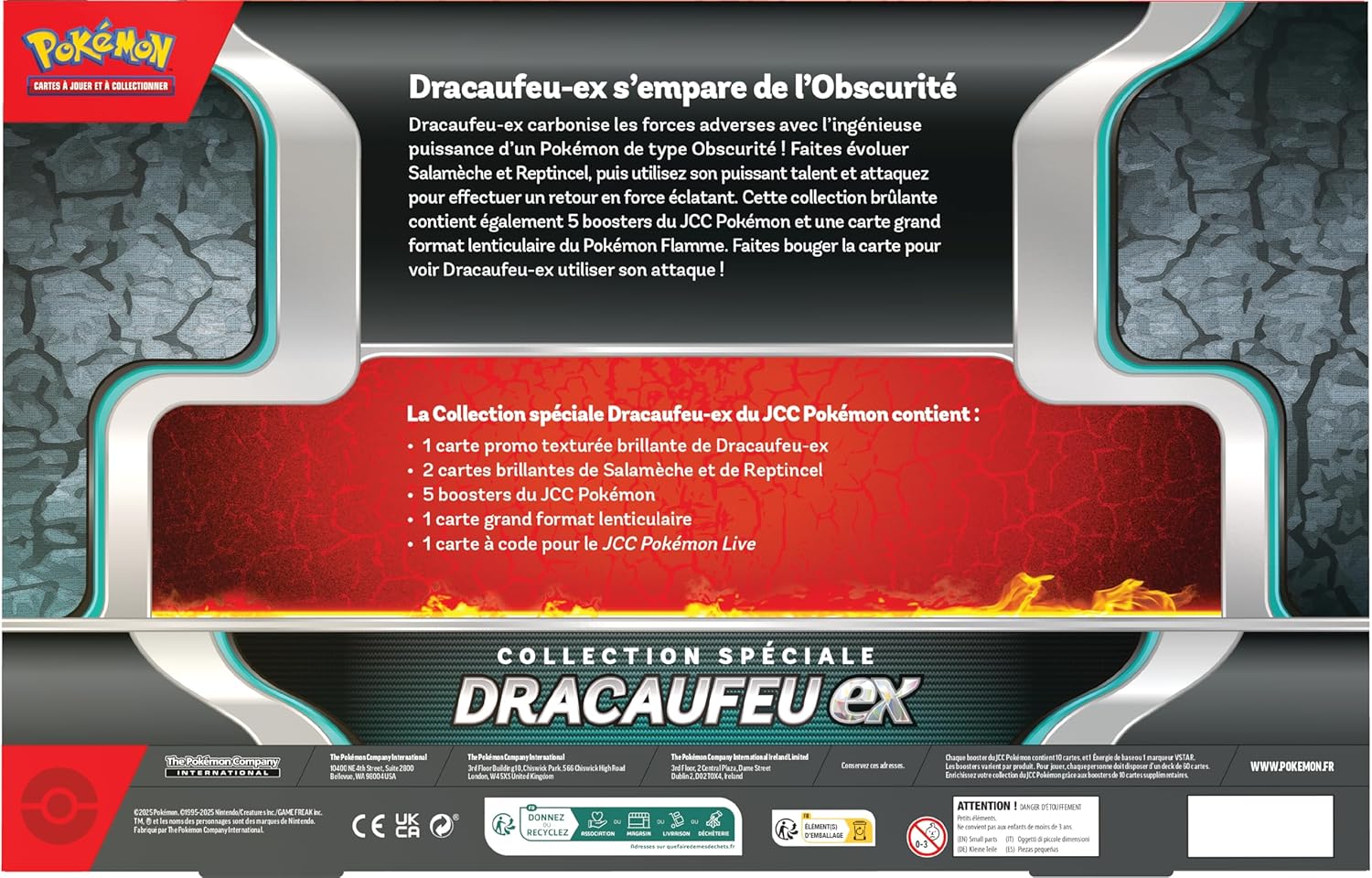 Pokémon - Coffret Dracaufeu-ex 2025