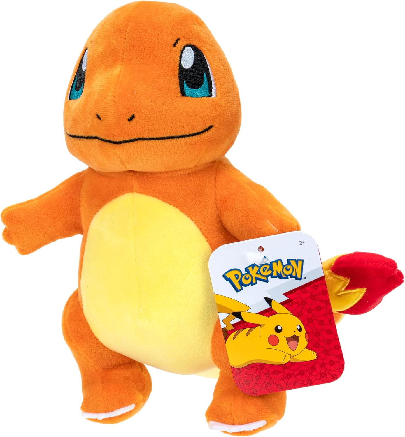 Peluche Pokémon Salamèche 20 cm – Officielle, douce et authentique