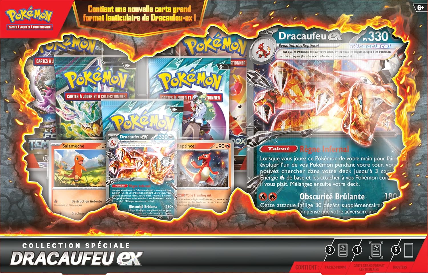 Pokémon - Coffret Dracaufeu-ex 2025