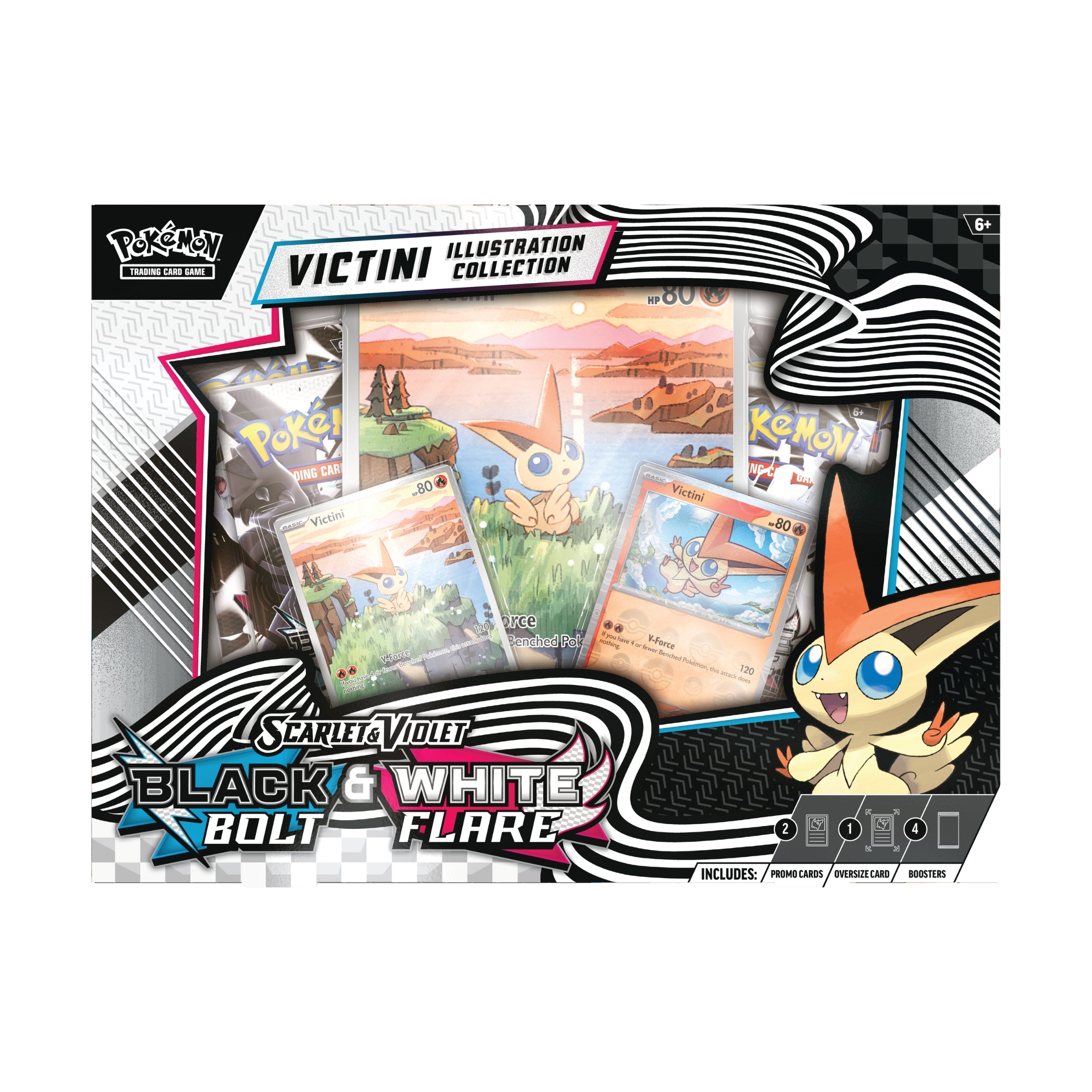 Coffret Collection Illustration - Victini - EV10.5 Flamme Blanche et Foudre Noire