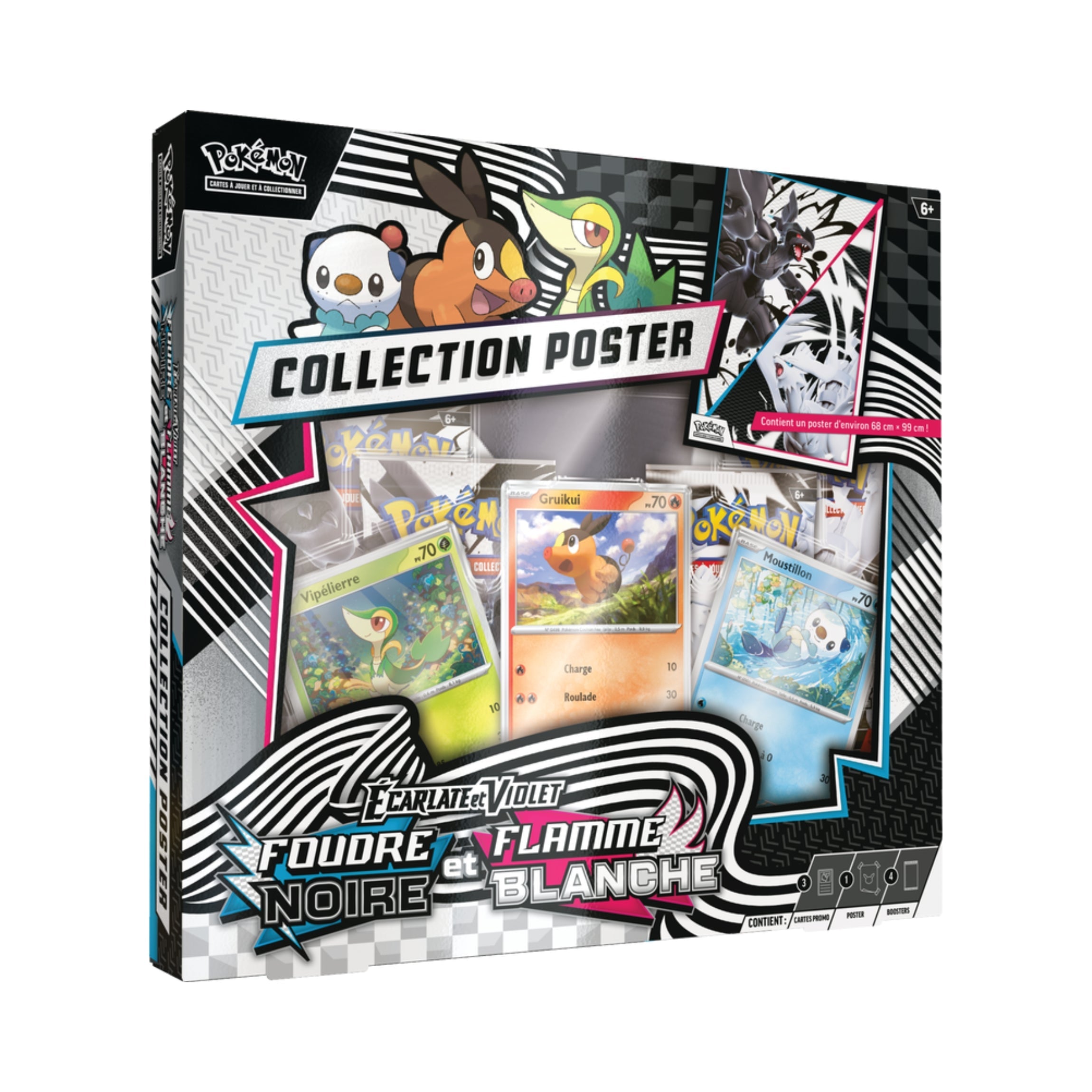 Pokemn - Coffret Collection Poster - EV10.5 Flamme Blanche et Foudre Noire