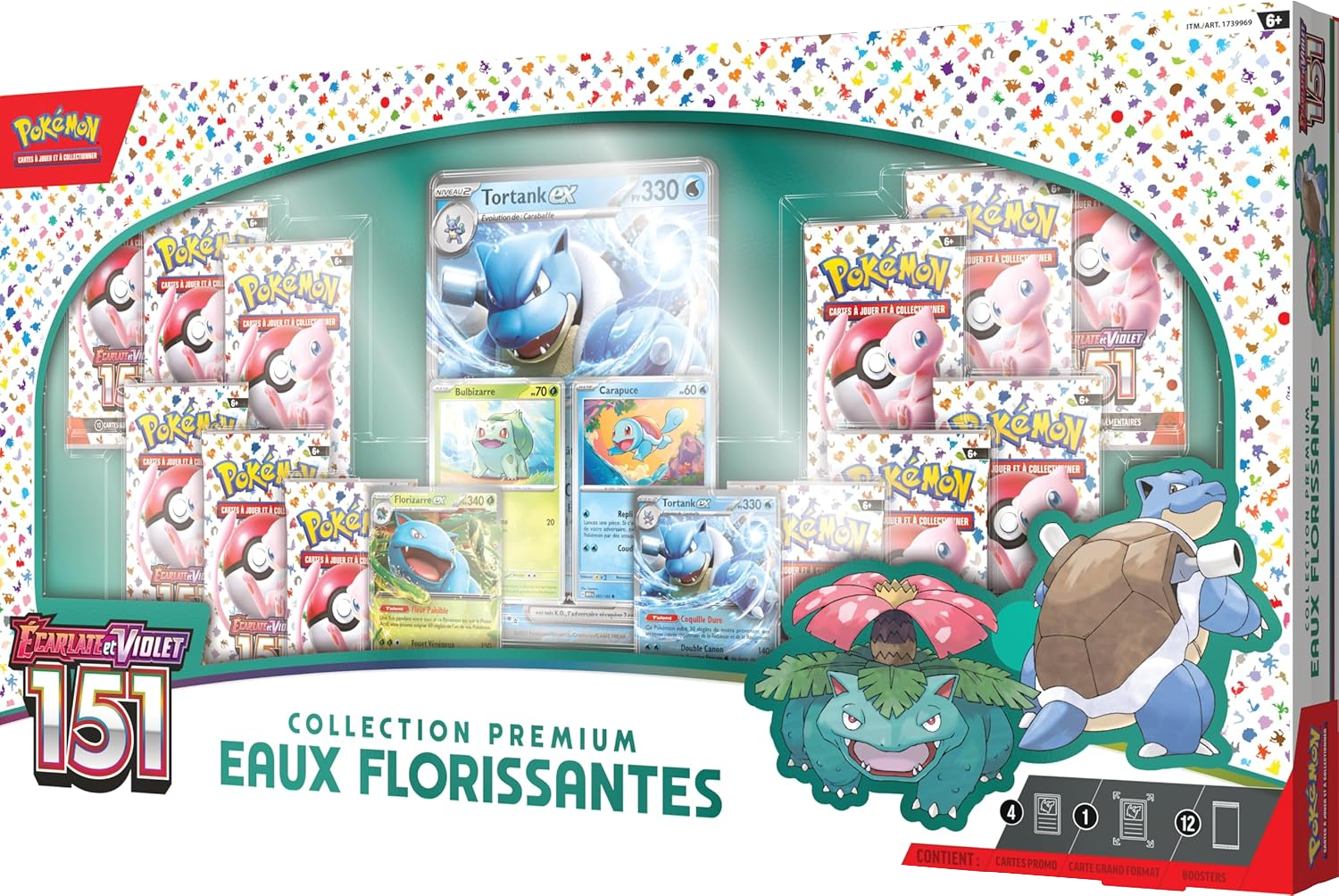 Pokémon – Coffret Collection Premium Eaux Florissantes EV3.5 151 – FR