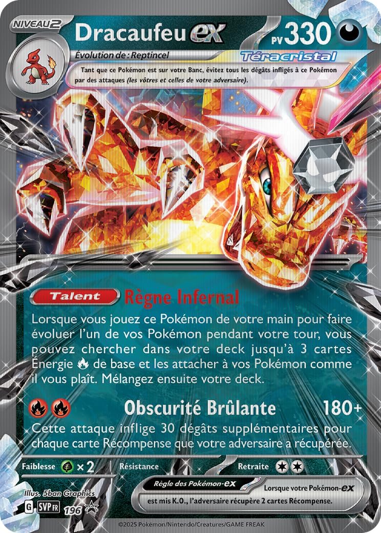 Pokémon - Coffret Dracaufeu-ex 2025
