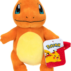 Peluche Pokémon Salamèche 20 cm – Officielle, douce et authentique