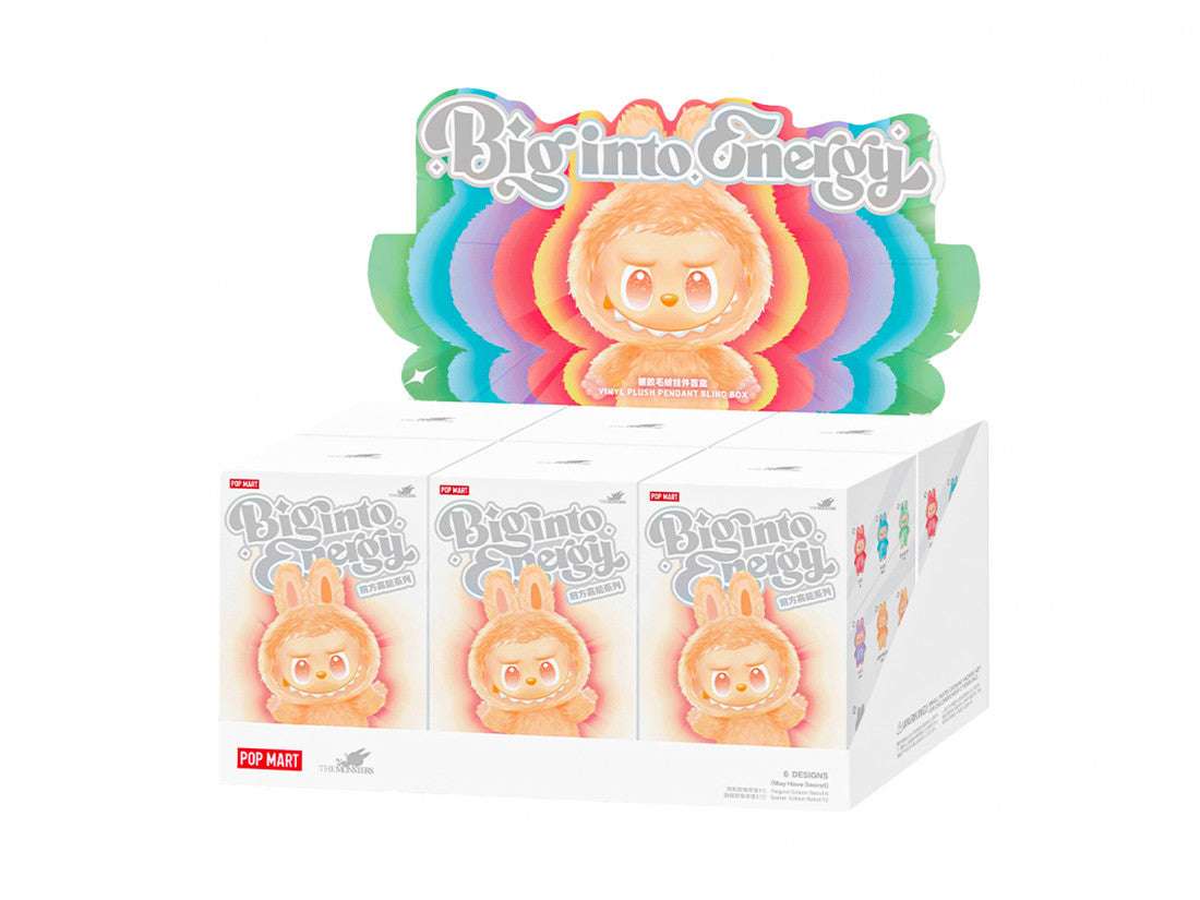 Pop Mart - Labubu The Monsters - Big into Energy Series Vinyl Plush Pendant Sealed (à l'unité)