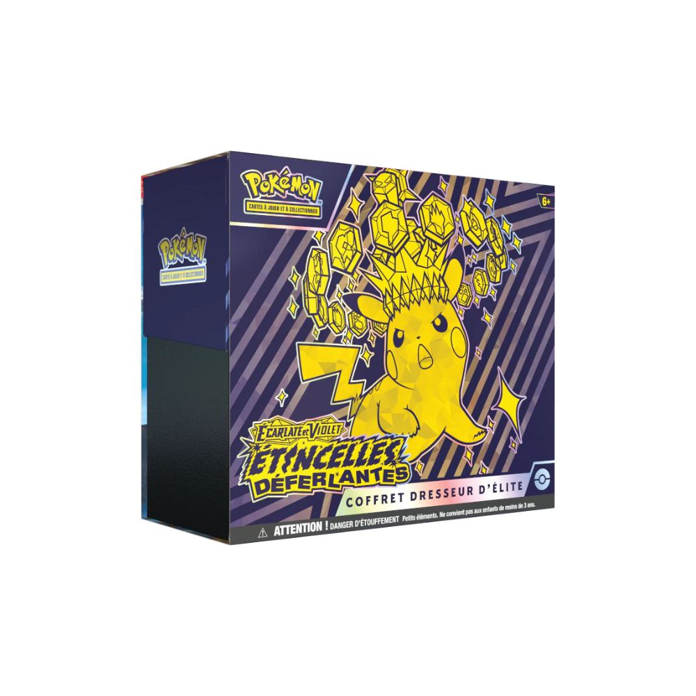 Coffret Dresseur d'élite Étincelles Déferlantes Ecarlate Et Violet – ETB EV8 – FR – Pokémon Français - Pochama
