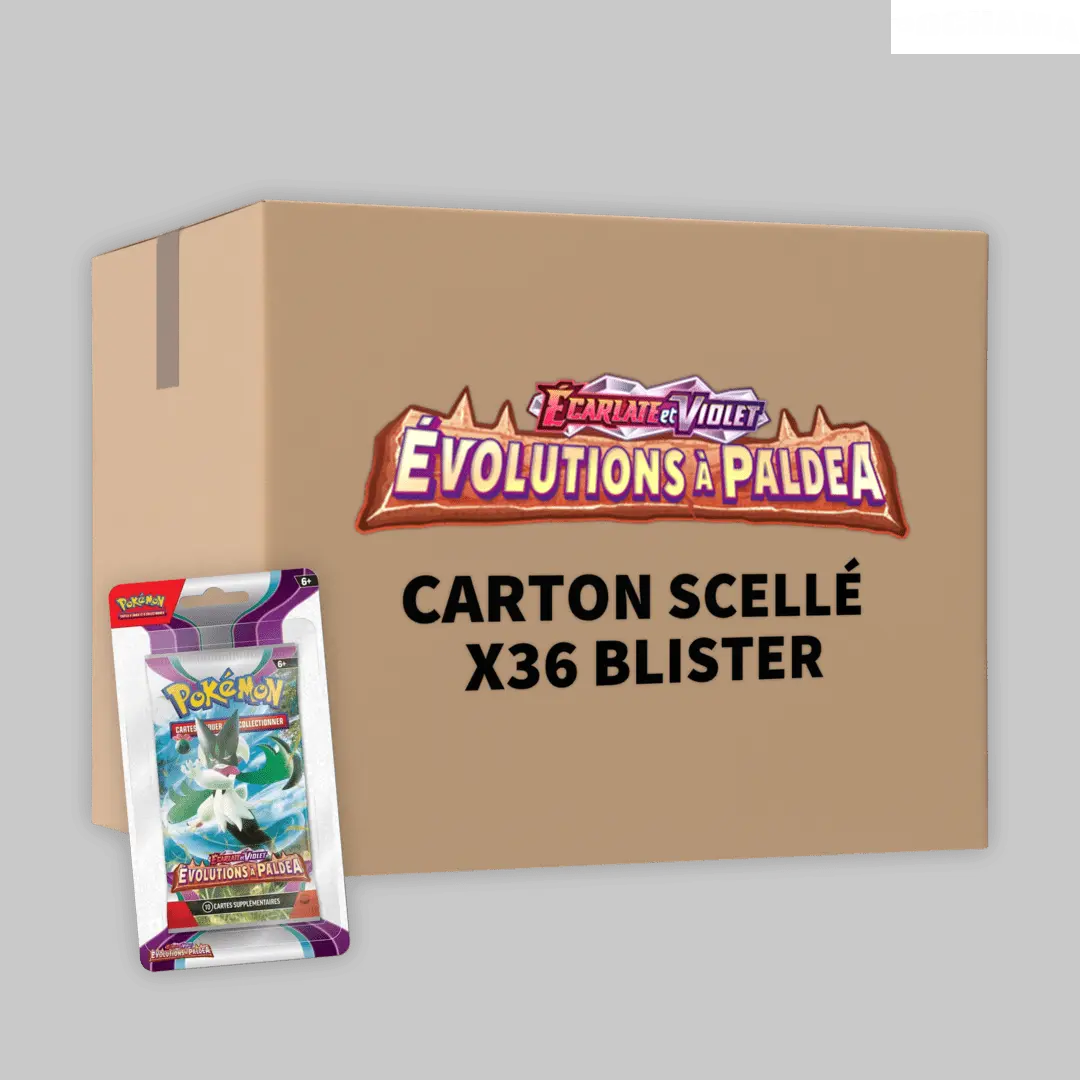 Carton 36 blister EV2 – Évolutions à Paldea - Pochama