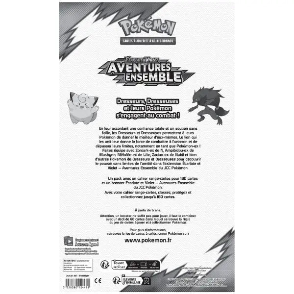 Portfolio + Booster EV09 Aventures Ensemble Modèle aléatoire - Pochama