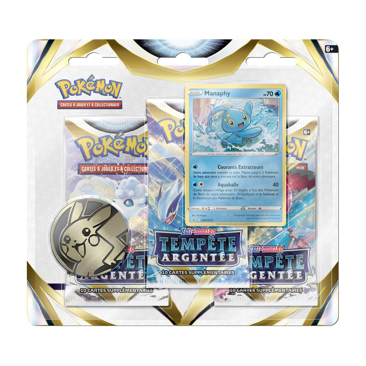 Tripack - EB12 - Tempête Argentée - Manaphy